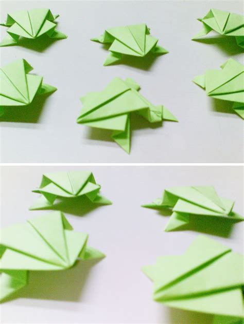 Very Simple Origami Frogs Ikuzo Origami Origami Frog