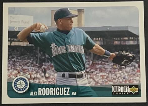 1996 Collectors Choice Alex Rodriguez Seattle Mariners 316 099