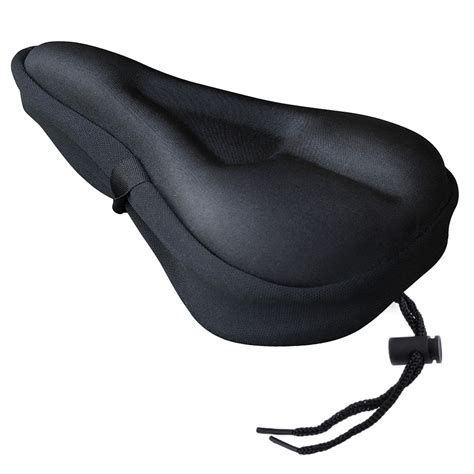 Gel Seat For Nordictrack Bike Exercise Bike Gel Seat Cover Durable Soft Black Saddle