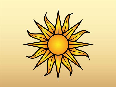 Sun Vector Graphic Vector Art And Graphics