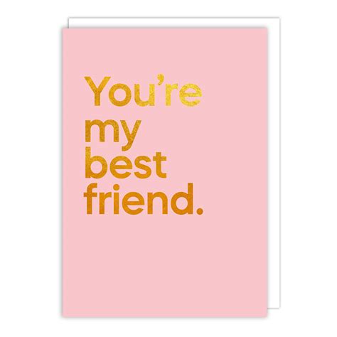 Say It With Songs Your My Best Friend Song Friendship Card Srm159