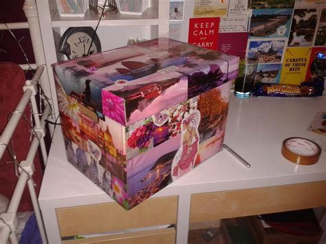 Decoupage Collaged Box · How To Make A Decoupage Box · Collage And