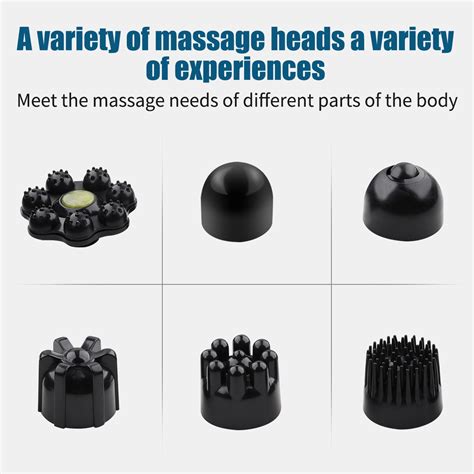 generic 6 head electric dolphin massager luxury back massage hammer vibration infrared stick