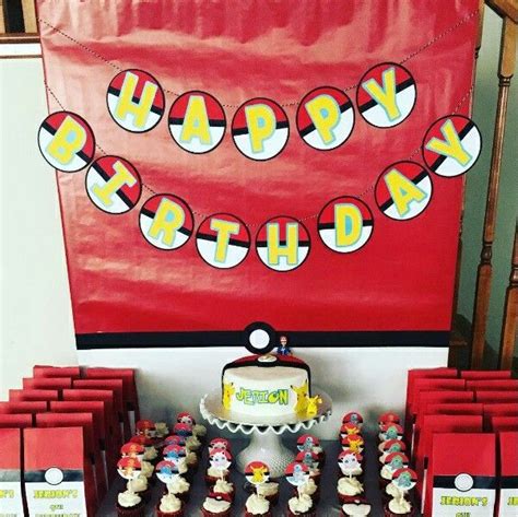 Pokemon Party Hobby Scrap Birthday Cake Meet Ornaments Birthday