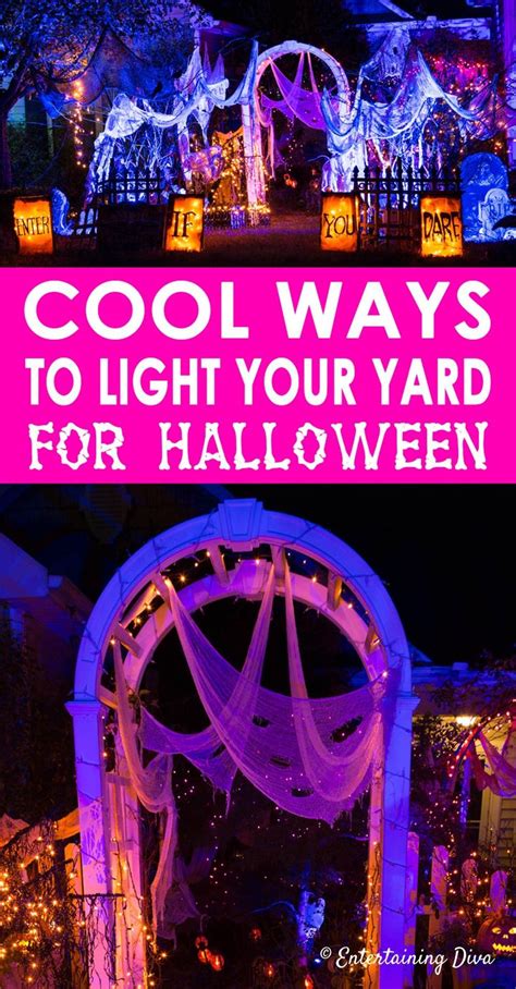 Halloween Outdoor Lighting Ideas 21 Spooky Ways To Light Your Yard