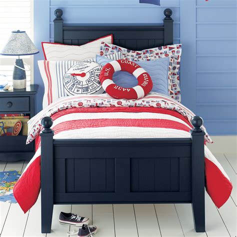 Nautical Theme Room Red Blue And White