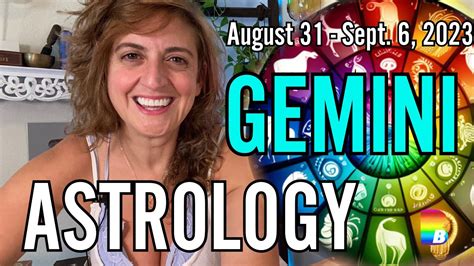 ♊️ Gemini Week Ahead Astrology ♊️ August 31 September 6 2023 Gemini