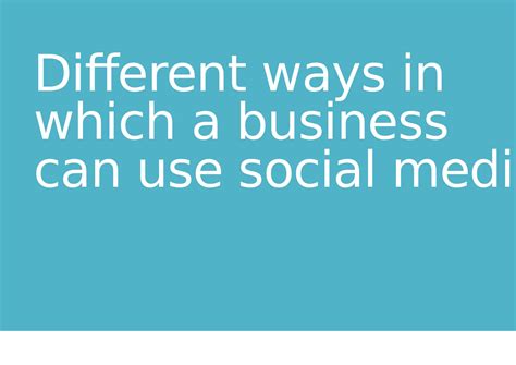 Unit 3 Using Social Media In Business Assignment 1 Distinction Example
