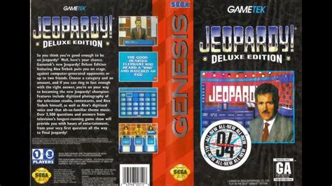 Jeopardy Deluxe Edition Sega Genesis Game Play Youtube