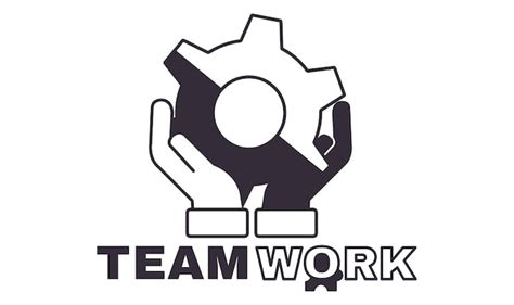 Premium Vector Teamwork Logo Design Concept Stock Illustration