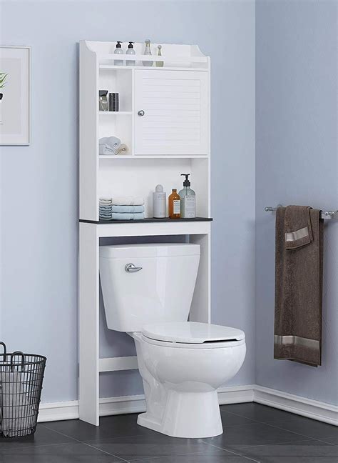 Cabinet that goes over toilet. AmazonSmile: Spirich Home Bathroom Shelf over the toilet ...