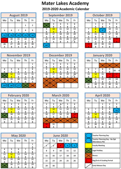 Calendario Escolar 2022 Miami Dade