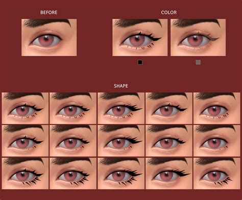 Mmsims Eyelash Maxis Match V Patreon Sims Cc Eyes Sims Cc