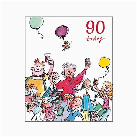 We even offer produce delivery. Same Day Birthday Cards 90th Unisex Birthday Card Quentin Blake Same Day | BirthdayBuzz