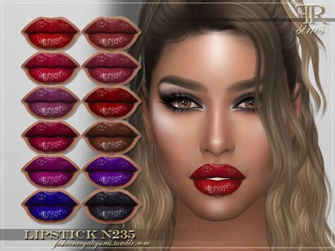 Frs Lipstick N235 By Fashionroyaltysims At Tsr Sims 4 Updates