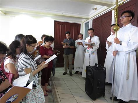 The current cathedral was built from 1979 to 1981, with its dedication held on 21 november 1981. SHC pilgrims enter Holy Door; exhorted to be "merciful ...