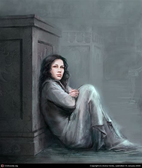 Sonia Verdu Waiting Digital Painting Fantasy Character Inspiration