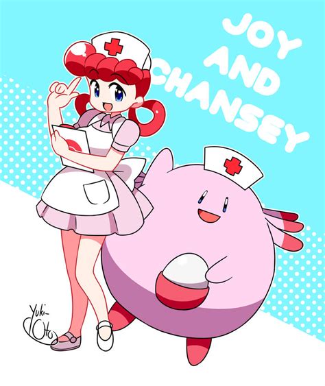 Nurse Joy And Chansey By Yuki Oto On Deviantart Type Pokemon All Pokemon Nurse Drawing Fire