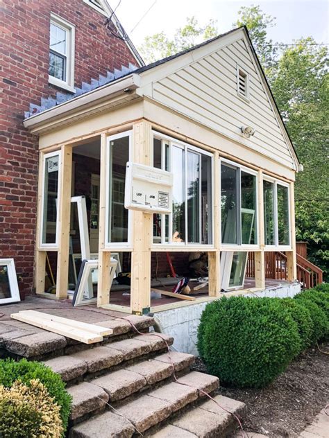 How We Converted Our Screened Porch To A Sunroom Artofit