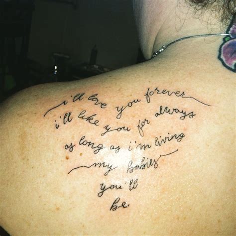 Https://tommynaija.com/tattoo/love You Forever Tattoo Design