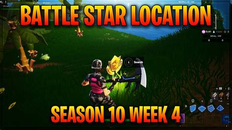 Week 4 Secret Battle Star Location Season 10 Youtube