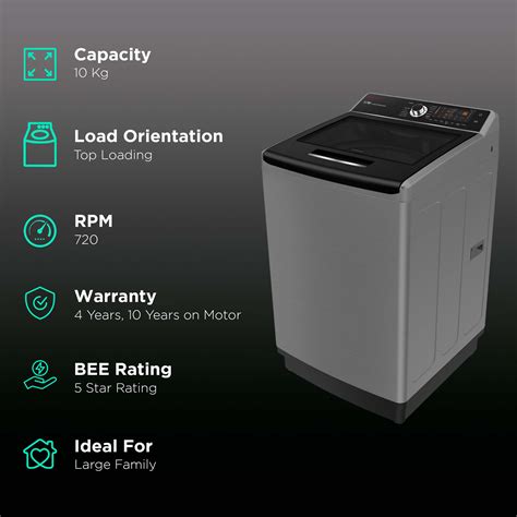 Buy IFB 10 Kg 5 Star Fully Automatic Top Load Washing Machine Aqua TL