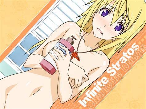 Blonde Hair Charlotte Dunois Daiti Infinite Stratos Necklace Nude