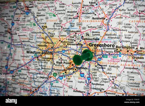 Map Of Greensboro North Carolina Travelsmaps Com