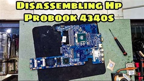 how to disassemble laptop hp probook 4340s youtube