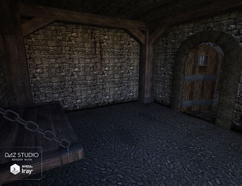 Medieval Prison Room Daz 3d