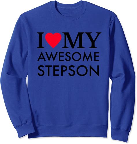 Stepmom Shirts I Love My Awesome Stepson Sweatshirt Clothing