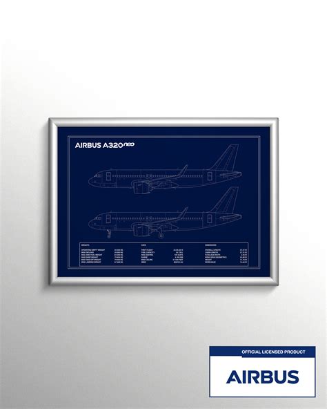 Airbus A320 Neo Blueprint Aeroprints