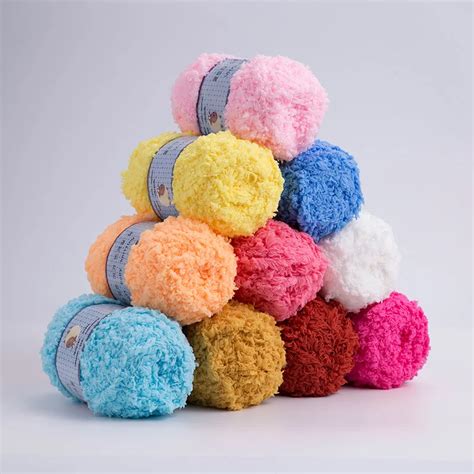 50gball Woolen Thick Coral Velvet Yarn Soft Baby Yarn Hand Knitting