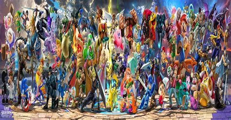 Everyone Is Here Post Direct Banner Of The Full Cast Smashbros