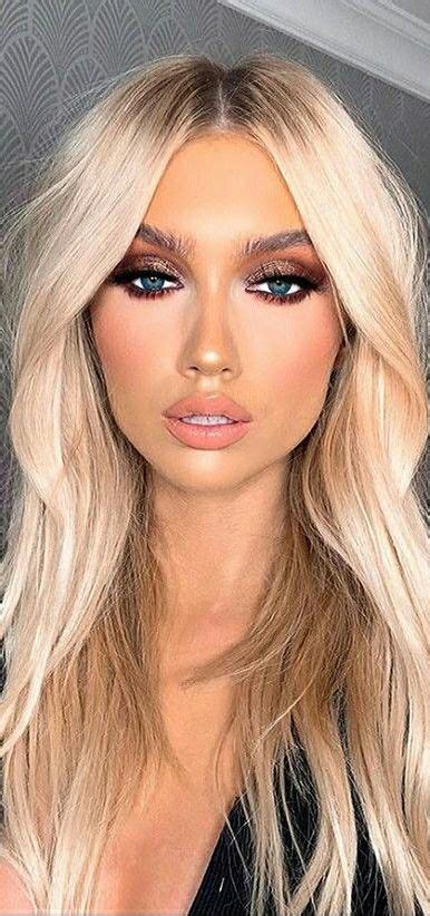 pin by bianca toledo on beauty blonde hair makeup blonde hair blue eyes makeup sultry makeup