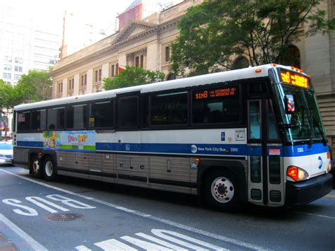 Nyc Mta Mci Express Bus New Flyer Luxury Bus Woodhaven 42nd Street
