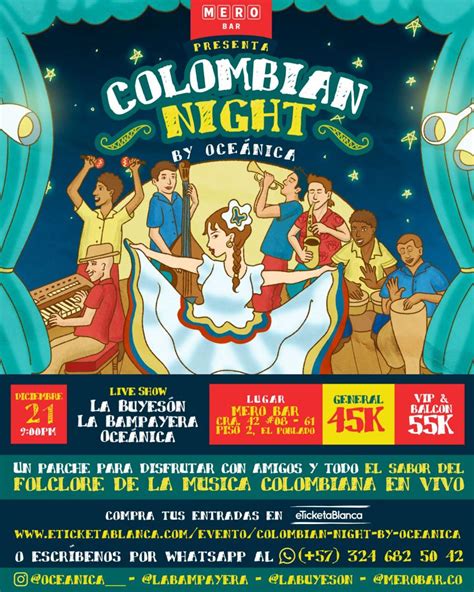 Colombian Night By Oceánica Infolocal Comfenalco Antioquia