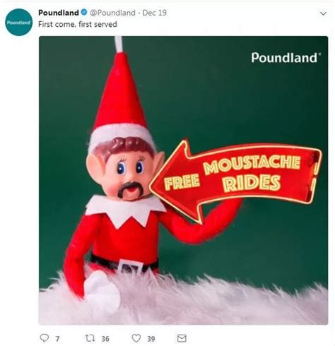 poundland s elf on a shelf christmas campaign on social media