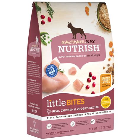 Rachael Ray Nutrish Little Bites Small Breed Natural Dry Dog Food Real