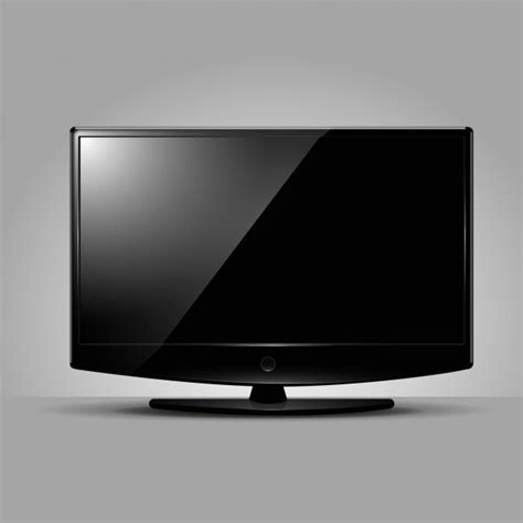 Free Vector Modern Television Screen