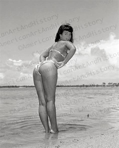 Bettie Page Rare And Rear Etsy