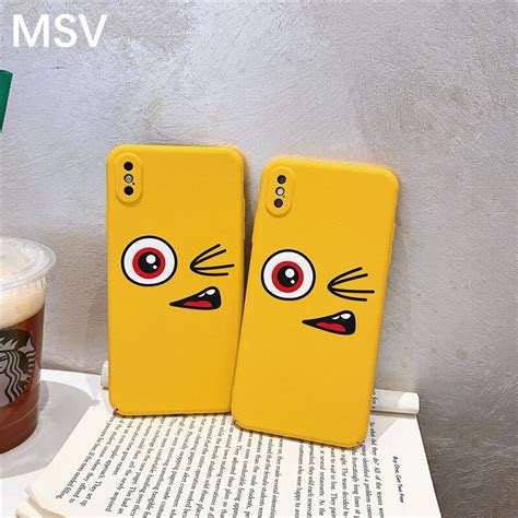 cartoon lovely eyes phone case for iphone 6s 7 plus luxury matte hard pc back cover for iphone x