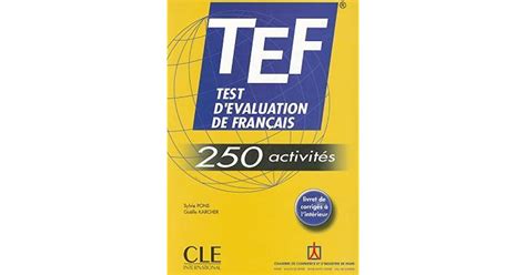 Tef Test D Evaluation De Francais 250 Activités By Sylvie Pons