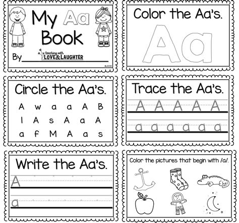 Alphabet Books Distance Learning Packet Phonics Kindergarten