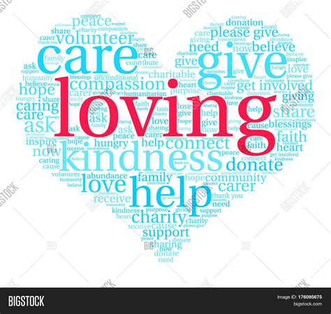 Loving Word Cloud Vector And Photo Free Trial Bigstock