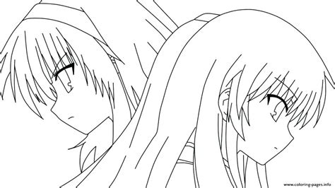 Sad Anime Coloring Pages At Free