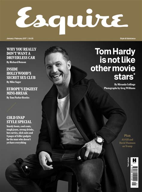 Tom Hardy On The Cover Of Esquire Magazine Tom Hardy Photo 40080296 Fanpop