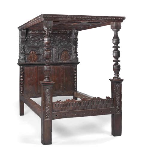 An Oak And Marquetry Tester Bed 17th Century And Later Christies