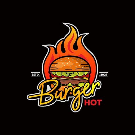 Food Delivery Logo Chili Burger Burger Restaurant Logo Food Logo