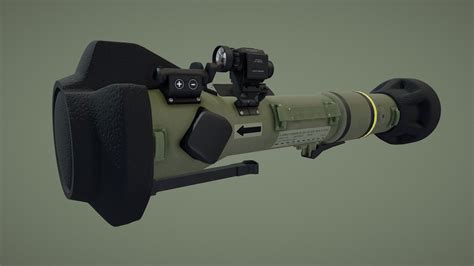 Nlaw Next Generation Light Anti Tank Weapon Buy Royalty Free 3d Model